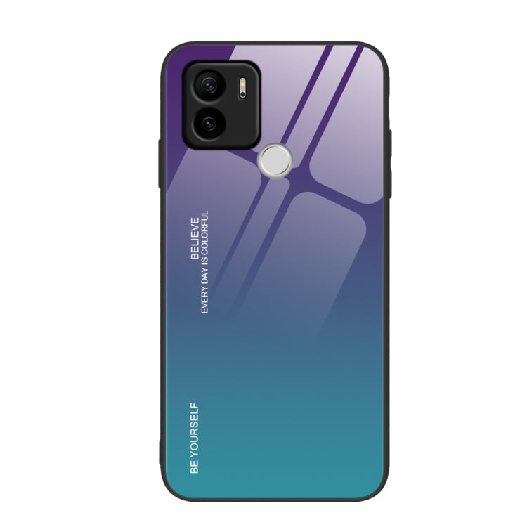Custodia per telefono in vetro a colori sfumati, For Xiaomi 13, For Xiaomi 13 Pro, For Xiaomi Redmi A1+