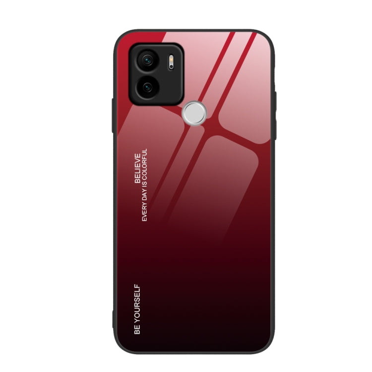 Custodia per telefono in vetro a colori sfumati, For Xiaomi 13, For Xiaomi 13 Pro, For Xiaomi Redmi A1+
