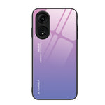 Custodia per telefono in vetro a colori sfumati, For OPPO A1 Pro