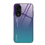 Custodia per telefono in vetro a colori sfumati, For OPPO A1 Pro