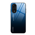 Custodia per telefono in vetro a colori sfumati, For OPPO A1 Pro