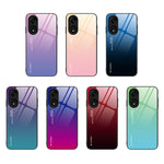 Custodia per telefono in vetro a colori sfumati, For OPPO A1 Pro