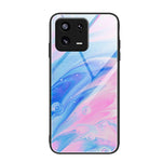 Custodia per telefono in vetro con motivo in marmo, For Xiaomi 13, For Xiaomi 13 Pro, For Xiaomi Redmi A1+