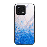 Custodia per telefono in vetro con motivo in marmo, For Xiaomi 13, For Xiaomi 13 Pro, For Xiaomi Redmi A1+