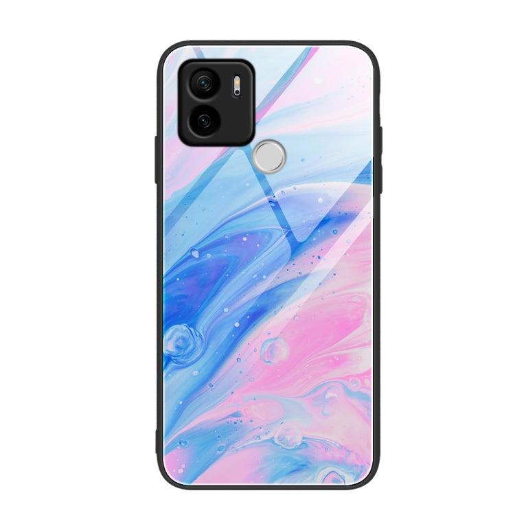 Custodia per telefono in vetro con motivo in marmo, For Xiaomi 13, For Xiaomi 13 Pro, For Xiaomi Redmi A1+