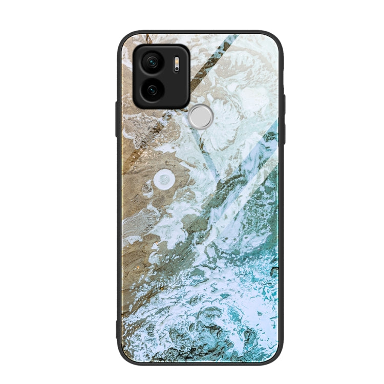 Custodia per telefono in vetro con motivo in marmo, For Xiaomi 13, For Xiaomi 13 Pro, For Xiaomi Redmi A1+