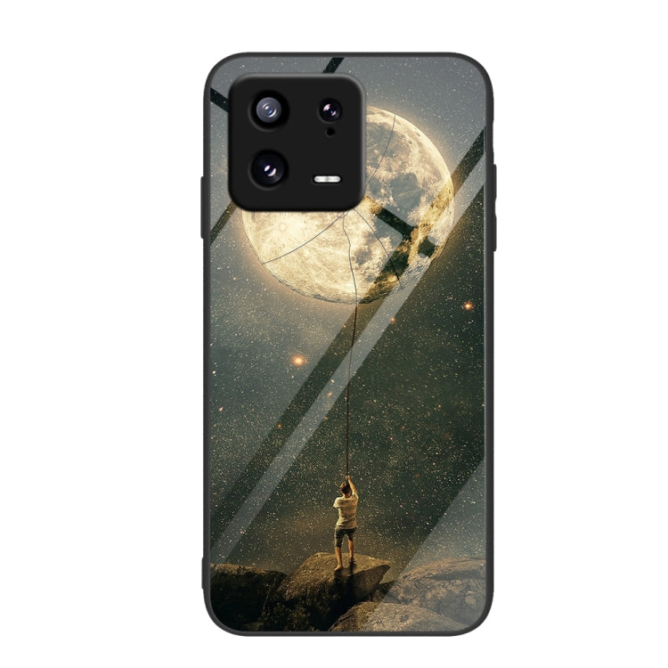 Custodia per telefono in vetro verniciato colorato, For Xiaomi 13