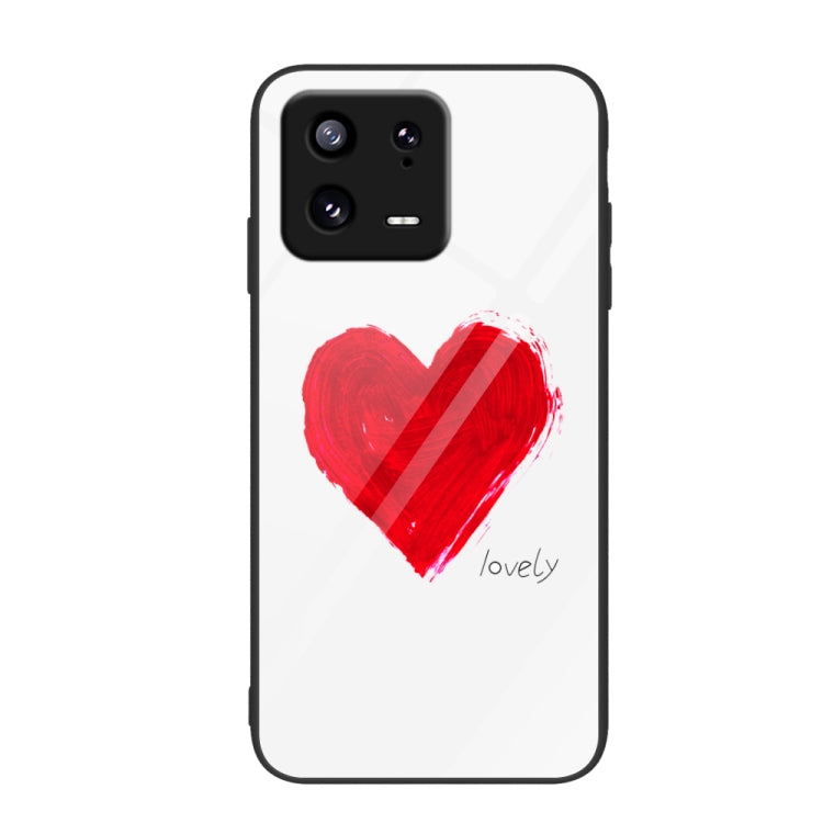 Custodia per telefono in vetro verniciato colorato, For Xiaomi 13 Pro