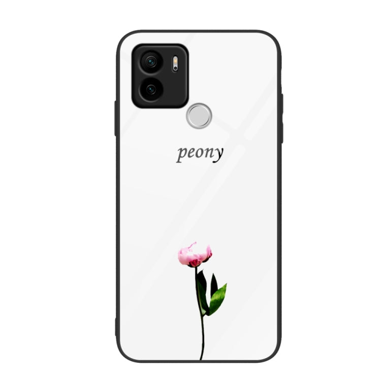 Custodia per telefono in vetro verniciato colorato, For Xiaomi Redmi A1+