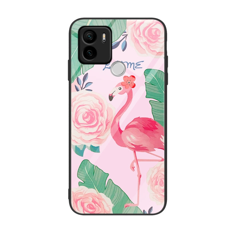 Custodia per telefono in vetro verniciato colorato, For Xiaomi Redmi A1+