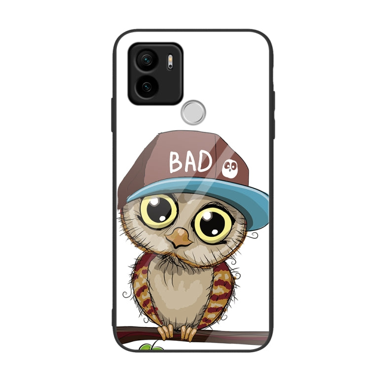Custodia per telefono in vetro verniciato colorato, For Xiaomi Redmi A1+