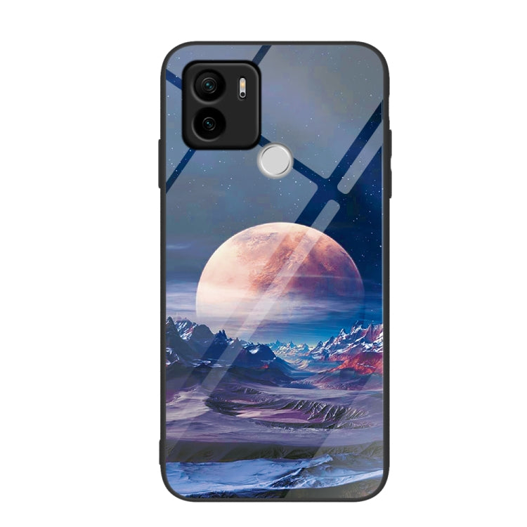Custodia per telefono in vetro verniciato colorato, For Xiaomi Redmi A1+