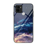 Custodia per telefono in vetro verniciato colorato, For Xiaomi Redmi A1+