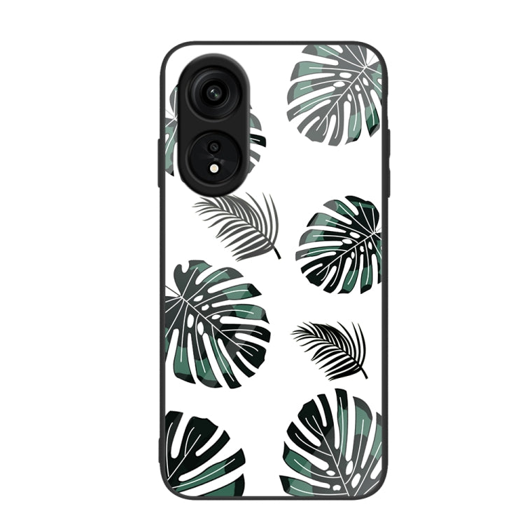 Custodia per telefono in vetro verniciato colorato, For OPPO A1 Pro
