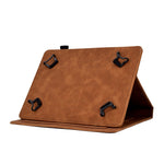 Custodia per tablet in pelle goffrata Tower, For 7 inch Tablets, For 8 inch Tablets, For 10 inch Tablets, For Samsung Galaxy Tab A7 Lite
