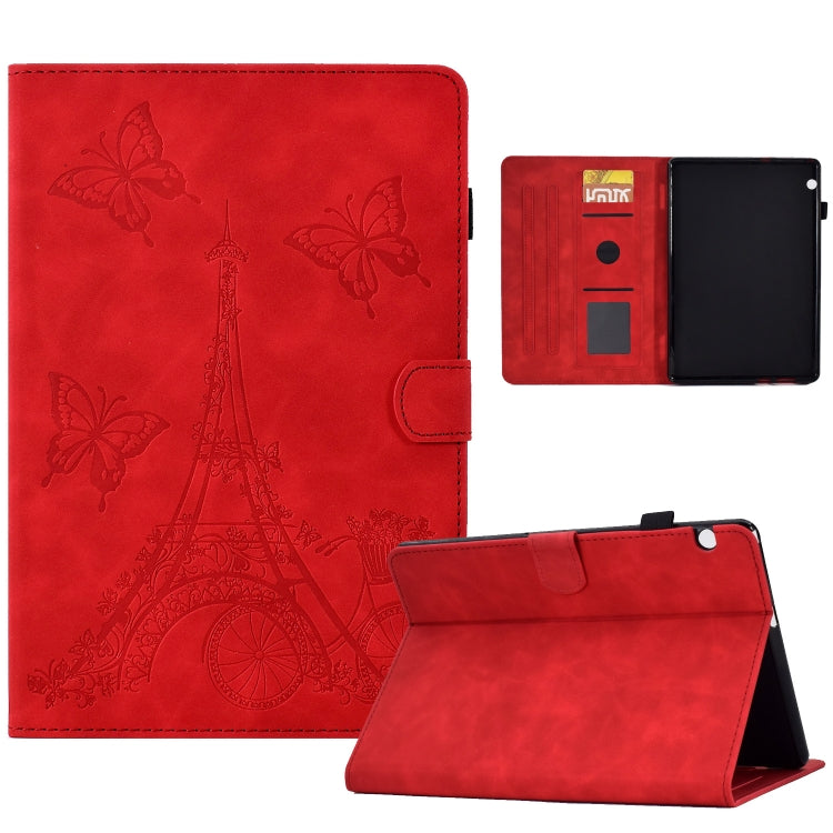 Custodia per tablet in pelle goffrata Tower, For Samsung Galaxy Tab A 8.0 2019 T290, For Samsung Galaxy Tab A 10.1 2019 T510, For Huawei MediaPad T3 10, For Huawei MediaPad T5