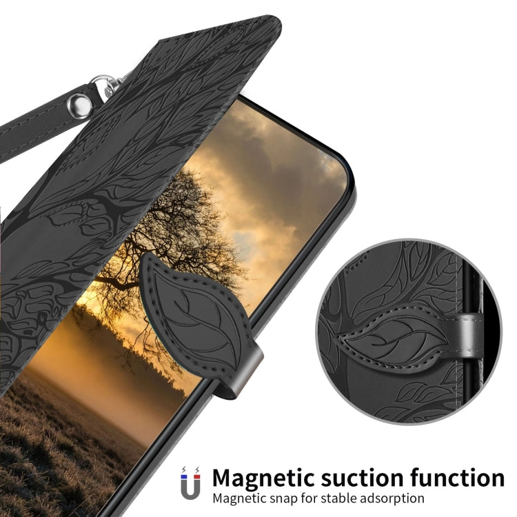 Custodia per telefono in pelle con motivo in rilievo dell'albero della vita, For Samsung Galaxy A24 5G, For Samsung Galaxy A54 5G, For Samsung Galaxy A34 5G, For Xiaomi Redmi A1, For Xiaomi 13