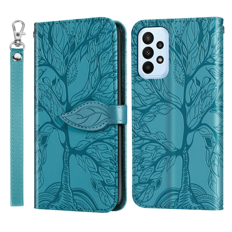 Custodia per telefono in pelle con motivo in rilievo dell'albero della vita, For Samsung Galaxy A24 5G, For Samsung Galaxy A54 5G, For Samsung Galaxy A34 5G, For Xiaomi Redmi A1, For Xiaomi 13
