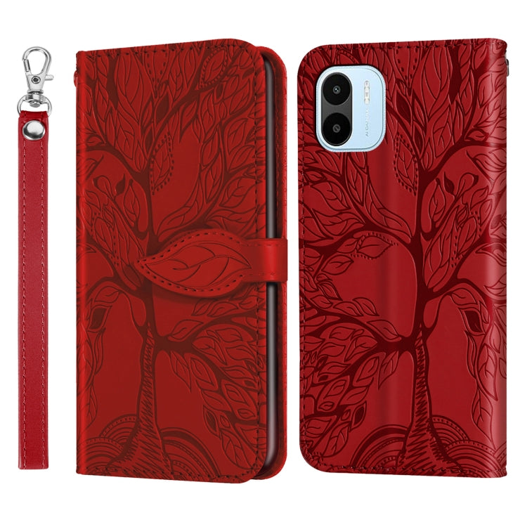 Custodia per telefono in pelle con motivo in rilievo dell'albero della vita, For Samsung Galaxy A24 5G, For Samsung Galaxy A54 5G, For Samsung Galaxy A34 5G, For Xiaomi Redmi A1, For Xiaomi 13