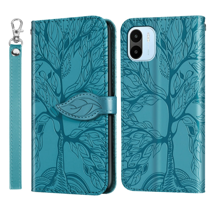 Custodia per telefono in pelle con motivo in rilievo dell'albero della vita, For Samsung Galaxy A24 5G, For Samsung Galaxy A54 5G, For Samsung Galaxy A34 5G, For Xiaomi Redmi A1, For Xiaomi 13