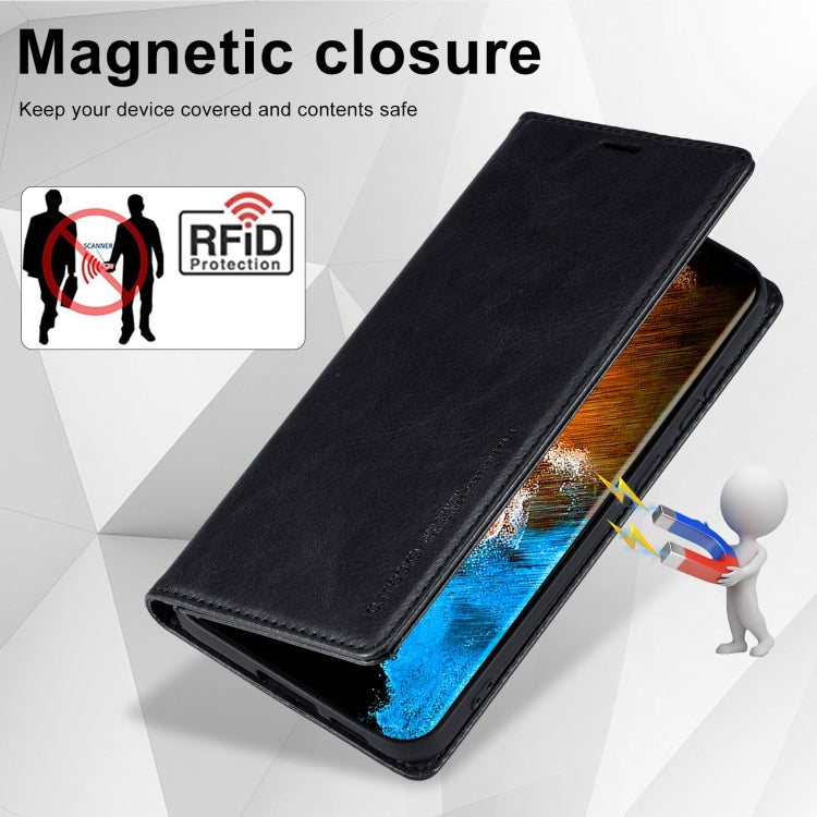 Custodia per telefono in pelle antifurto LC.IMEEKE RFID, For Samsung Galaxy S23 5G, For Samsung Galaxy S23+ 5G, For Samsung Galaxy S23 Ultra 5G