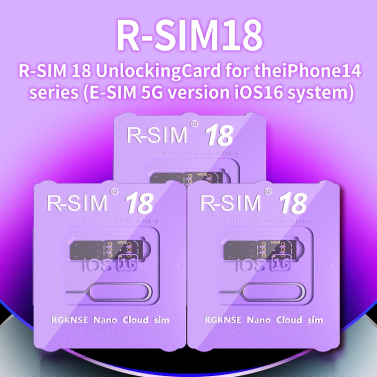 R-SIM 18 scheda sblocco universale 5G per iPhone