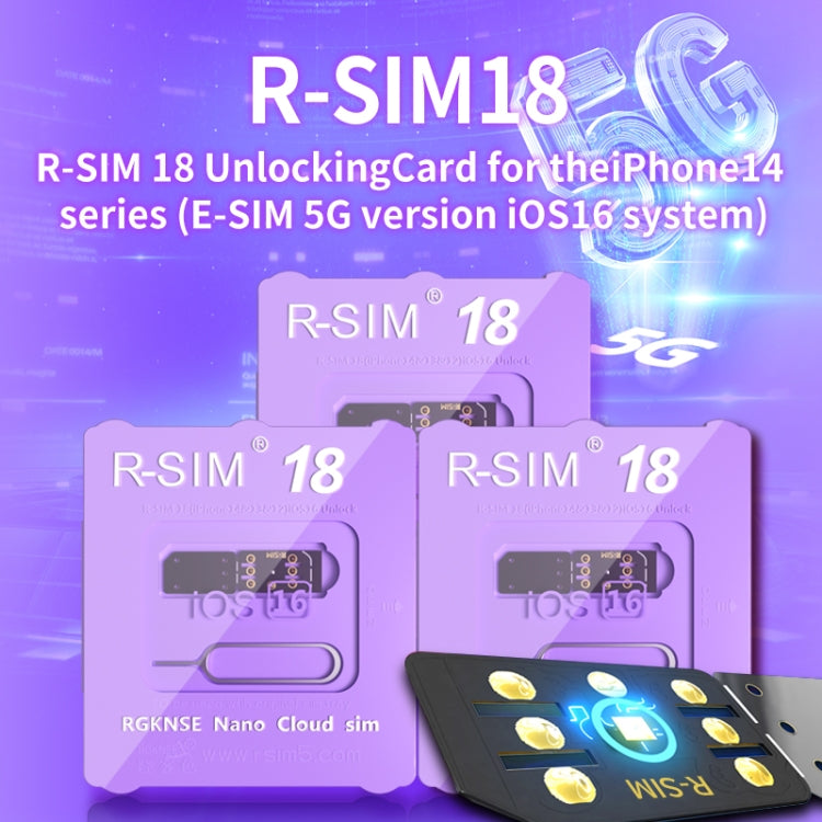 R-SIM 18 scheda sblocco universale 5G per iPhone