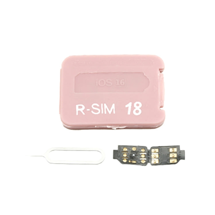 R-SIM 18+ si trasforma bloccato nella scheda di sblocco universale 5G sbloccata del sistema iOS16, R-SIM 18+