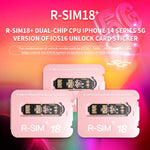 R-SIM 18+ sblocco iPhone 5G iOS16 compatibile iPhone 11-14