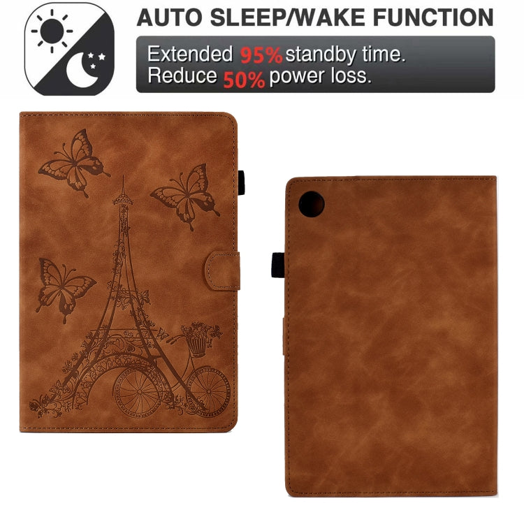Custodia Smart Tablet in pelle goffrata Tower, For Samsung Galaxy Tab A8 10.5 2021 X205, For iPad 10.2 2021/2020/2019 / 10.5 2019/2017, For iPad 10th Gen 10.9 2022, For iPad Air / Air 2 / 9.7 2017 / 9.7 2018