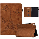 Custodia Smart Tablet in pelle goffrata Tower, For Samsung Galaxy Tab A8 10.5 2021 X205, For iPad 10.2 2021/2020/2019 / 10.5 2019/2017, For iPad 10th Gen 10.9 2022, For iPad Air / Air 2 / 9.7 2017 / 9.7 2018