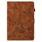 Custodia Smart Tablet in pelle goffrata Tower, For iPad mini 5 / 4 / 3 / 2 / 1, For iPad mini 2024 / mini 6, For iPad Pro 11 2021/2020/2018 / Air 10.9 2020, For Amazon Kindle Fire HD8 2022/2020