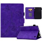 Custodia Smart Tablet in pelle goffrata Tower, For iPad mini 5 / 4 / 3 / 2 / 1, For iPad mini 2024 / mini 6, For iPad Pro 11 2021/2020/2018 / Air 10.9 2020, For Amazon Kindle Fire HD8 2022/2020