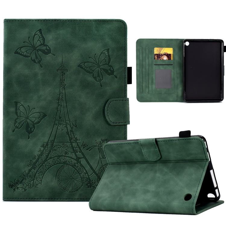 Custodia Smart Tablet in pelle goffrata Tower, For iPad mini 5 / 4 / 3 / 2 / 1, For iPad mini 2024 / mini 6, For iPad Pro 11 2021/2020/2018 / Air 10.9 2020, For Amazon Kindle Fire HD8 2022/2020