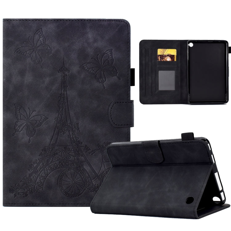 Custodia Smart Tablet in pelle goffrata Tower, For iPad mini 5 / 4 / 3 / 2 / 1, For iPad mini 2024 / mini 6, For iPad Pro 11 2021/2020/2018 / Air 10.9 2020, For Amazon Kindle Fire HD8 2022/2020