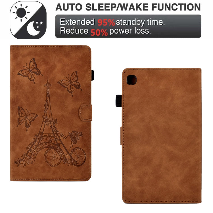 Custodia Smart Tablet in pelle goffrata Tower, For Samsung Galaxy Tab S6 Lite P610, For Samsung Galaxy Tab A 8.0 T350, For Samsung Galaxy Tab A7 10.4 2020 T500, For Samsung Galaxy Tab A 10.1 2016 T580