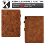 Custodia Smart Tablet in pelle goffrata Tower, For Lenovo M10, For Lenovo Tab M10 Gen 2, For Lenovo M10 Plus, For Lenovo Tab M10 Plus 3rd Gen