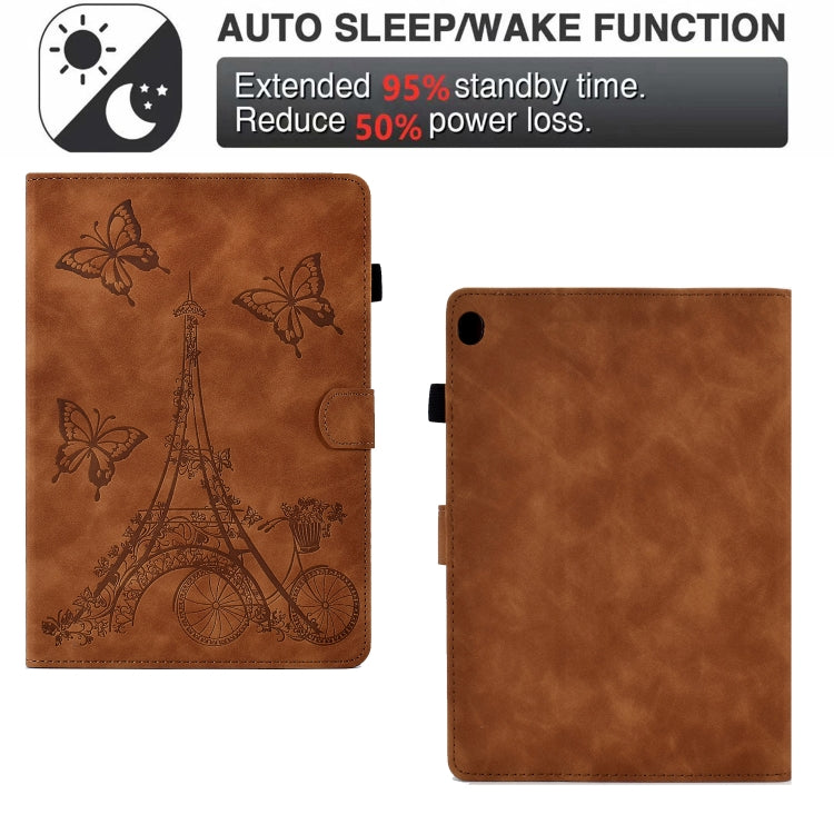 Custodia Smart Tablet in pelle goffrata Tower, For Lenovo M10, For Lenovo Tab M10 Gen 2, For Lenovo M10 Plus, For Lenovo Tab M10 Plus 3rd Gen