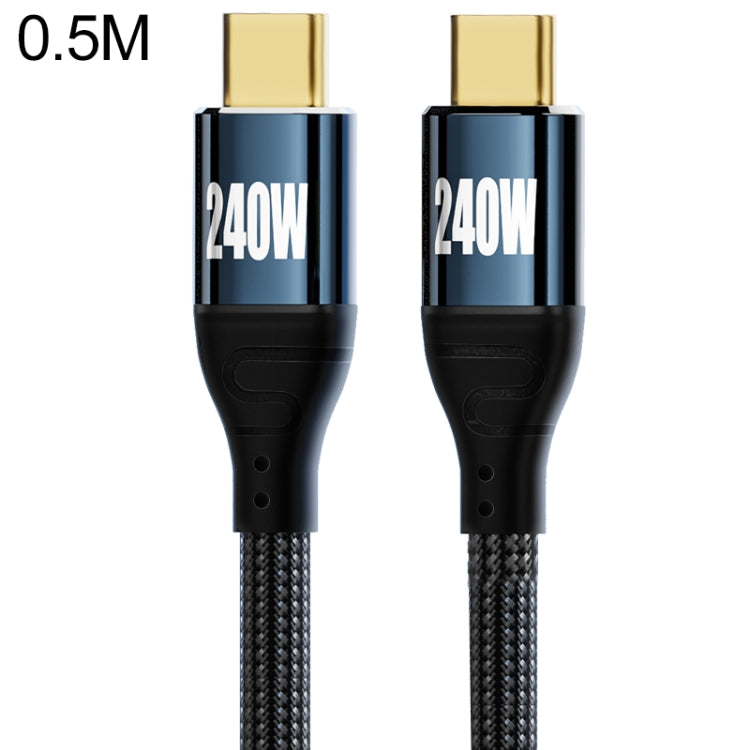 Cavo dati di ricarica rapida da tipo C a tipo C PD da 240 W, 0.5m, 1m, 1.5m, 2m, 3m
