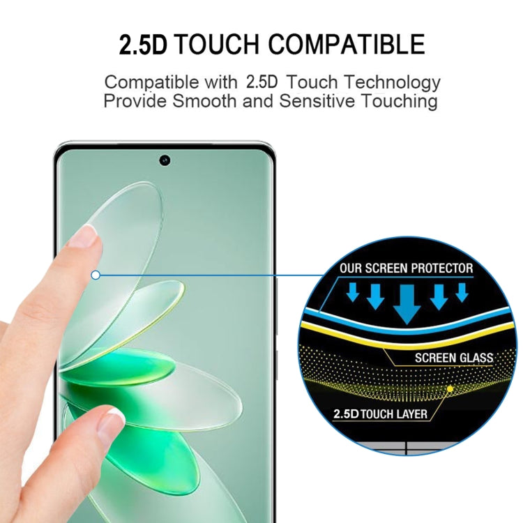 Pellicola in vetro temperato a schermo intero con bordo curvo 3D, For vivo S16 / S16 Pro (1 PC), For vivo S16 / S16 Pro(25 PCS)