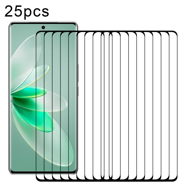 Pellicola in vetro temperato a schermo intero con bordo curvo 3D, For vivo S16 / S16 Pro (1 PC), For vivo S16 / S16 Pro(25 PCS)
