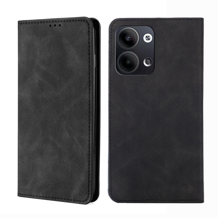 Custodia per telefono in pelle con vibrazione orizzontale magnetica Skin Feel, For OPPO Reno9 5G / Reno9 Pro 5G, For OPPO Reno9 Pro+ 5G, For Realme 10 Pro 5G, For Realme 10 Pro+ 5G