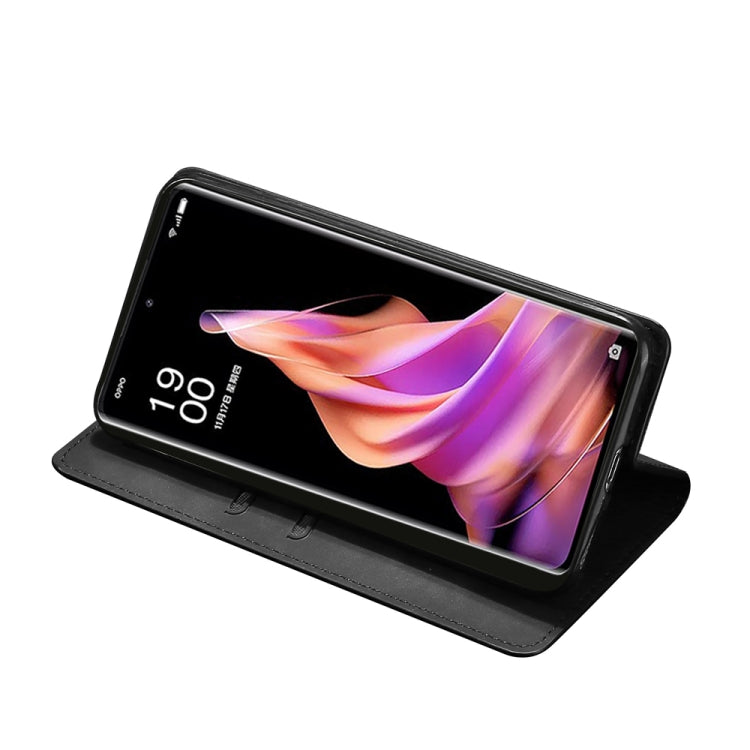 Custodia per telefono in pelle con vibrazione orizzontale magnetica Skin Feel, For OPPO Reno9 5G / Reno9 Pro 5G, For OPPO Reno9 Pro+ 5G, For Realme 10 Pro 5G, For Realme 10 Pro+ 5G