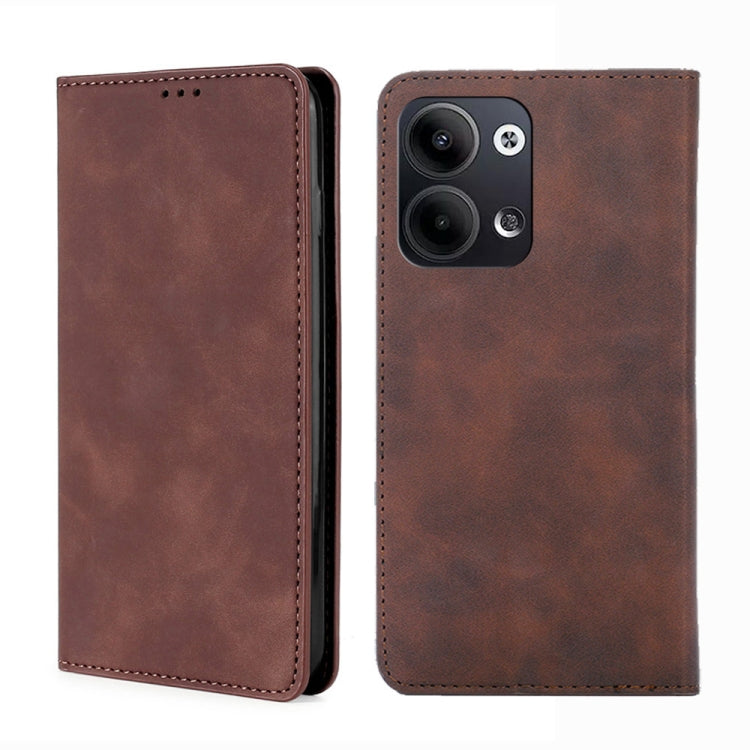Custodia per telefono in pelle con vibrazione orizzontale magnetica Skin Feel, For OPPO Reno9 5G / Reno9 Pro 5G, For OPPO Reno9 Pro+ 5G, For Realme 10 Pro 5G, For Realme 10 Pro+ 5G