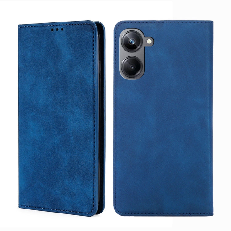 Custodia per telefono in pelle con vibrazione orizzontale magnetica Skin Feel, For OPPO Reno9 5G / Reno9 Pro 5G, For OPPO Reno9 Pro+ 5G, For Realme 10 Pro 5G, For Realme 10 Pro+ 5G