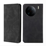 Custodia per telefono in pelle con vibrazione orizzontale magnetica Skin Feel, For vivo X90 Pro 5G