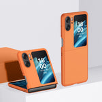 Custodia per telefono PC Skin Feel, For OPPO Find N2 Flip, For OPPO Find N2, For OPPO Find N2 Flip Light Blue, For OPPO Find N2 Light Blue