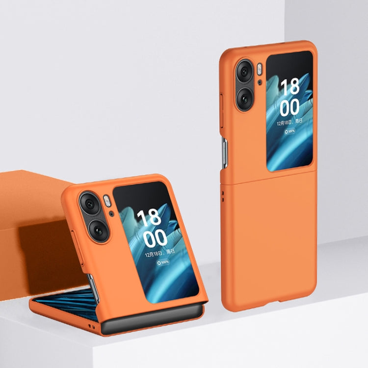 Custodia per telefono PC Skin Feel, For OPPO Find N2 Flip, For OPPO Find N2, For OPPO Find N2 Flip Light Blue, For OPPO Find N2 Light Blue