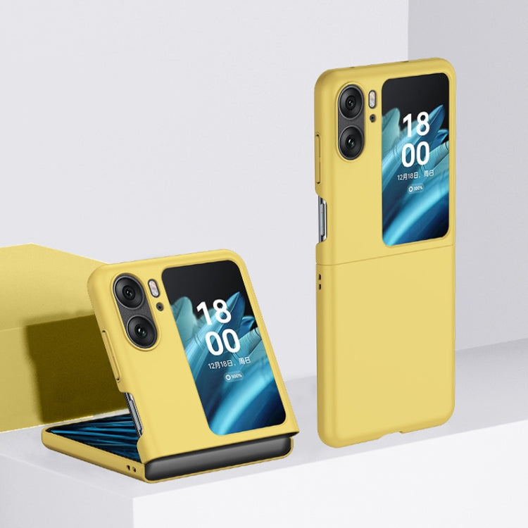 Custodia per telefono PC Skin Feel, For OPPO Find N2 Flip, For OPPO Find N2, For OPPO Find N2 Flip Light Blue, For OPPO Find N2 Light Blue
