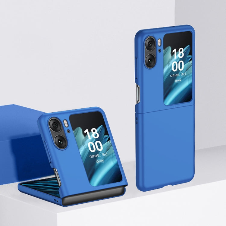 Custodia per telefono PC Skin Feel, For OPPO Find N2 Flip, For OPPO Find N2, For OPPO Find N2 Flip Light Blue, For OPPO Find N2 Light Blue